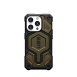 UAG Monarch Pro case with MagSafe for iPhone 15 Pro - green Kevlar