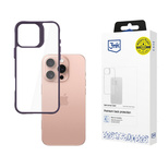 3mk Satin Armor Case+ Lila für Apple iPhone 16 Pro - Transparent