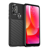 Thunder Case flexible gepanzerte Hülle für Motorola Moto G Power 2022 schwarz