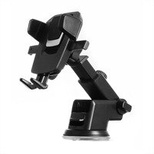 Telescopic Car Mount Phone Holder Dashboard or Windshield for black