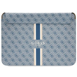 Pokrowiec Guess 4G Printed Stripes na laptopa 14" - niebieski