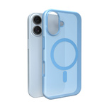 Puro Daylight Magsafe-kompatible Silikonhülle für iPhone 17 – durchscheinendes Blau