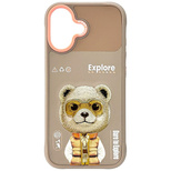 Etui Nimmy Cool&Cute 2.0 Bear na iPhone 17 - beżowe