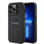 Guess GUHMP15LPSAHMCK iPhone 15 Pro 6.1&quot; black/black hardcase Saffiano MagSafe