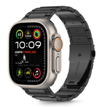 Tech-Protect Edelstahlarmband für Apple Watch 44 / 45 / 46 / 49 mm – Schwarz