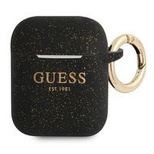 Guess GUA2SGGEK AirPods cover black/black Silicone Glitter