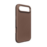 Pure Icon Mag Pro Liquid Silicone Case für iPhone 17 Air, MagSafe kompatibel, mit Kameraschutz und Aluminiumtasten - Braun