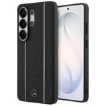 MagSafe-Hülle mit vertikalen Streifen im Mercedes Lorbeerblatt-Design für Samsung Galaxy S26 Ultra – Schwarz und Weiß