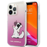 Karl Lagerfeld KLHCP14LCFNRCPI iPhone 14 Pro 6.1&quot; Hardcase Pink / Pink Choupette Fun