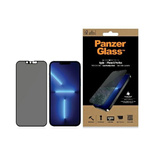 PanzerGlass E2E Microfracture antibacterial privacy glass for iPhone 13 Pro Max - with black frame