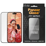 PanzerGlass Ceramic Protection Keramikglas für iPhone 15 mit Positionierer