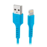 USB – Lightning Kabel für Daten und Aufladen, Cyan