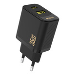 Dudao A27 Max 35W GaN Wandladegerät - Schwarz