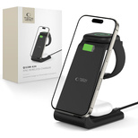 Tech-Protect QI15W-A36 3in1 Ladestation für Apple - Schwarz