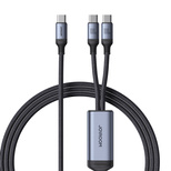 Joyroom Speedy Series S-A21 2in1 USB-C – USB-C/USB-C-Kabel 100 W 1,5 m – Schwarz