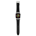 Karl Lagerfeld Saffiano Monogram strap for Apple Watch 42/44/45/49mm - black