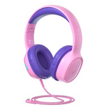 Tronsmart KH01 Wired Headphones for Kids, Safe - Pink