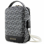 Torba organizer Guess GCube Stripes - czarna