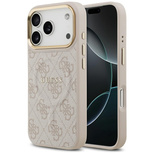 Guess 4G PU Classic Logo MagSafe Case für iPhone 17 Pro - Pink