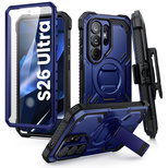 Supcase iBlason ArmorBox Clip Mag MagSafe Case for Samsung Galaxy S26 Ultra - Navy Blue and Black