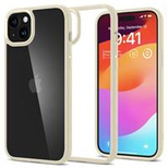 Etui Spigen Crystal Hybrid na iPhone 15 Plus - przezroczysto-beżowe