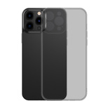 Baseus Frosted Glass Case Cover for iPhone 13 Pro Hard Cover with Gel Frame black (ARWS001001)