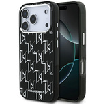 Karl Lagerfeld IML KL Monogram MagSafe Case für iPhone 17 Pro - Schwarz