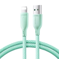 Kabel Joyroom Multi-Color Series S-A34 USB-A / Lightning 3A 1m - zielony