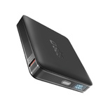 SBS HD 10W 5000mAh USB-C Powerbank mit LCD-Display – Schwarz
