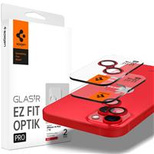 Spigen Glas.tR EZ Fit Optik Kameraschutz für iPhone 14 / 14 Plus – Rot 2 Stk.