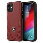 Etui Ferrari Off Track Perforated na iPhone 12 mini - czerwone