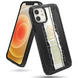 Ringke Fusion X Design durable PC Case with TPU Bumper for iPhone 12 mini black (Routine) (XDAP0020)