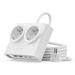 Orico PDC25 25W 6in1 Power Strip 2x AC + 2x USB-A + 2x USB-C - White