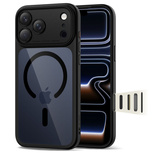 Tech-Protect Magpeak Magsafe CC Hülle für iPhone 17 Pro Max - Klares Schwarz