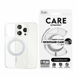 CARE by PanzerGlass Kickstand Case MagSafe für iPhone 15 Pro – Silber