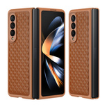 Dux Ducis Venice etui Samsung Galaxy Z Fold 4 skórzany pokrowiec brązowe