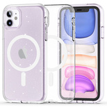 Tech-Protect FlexAir Hybrid MagSafe iPhone 11 Case - Clear Glitter