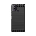 Etui silikonowe Carbon Case do Nokia C22 - czarne