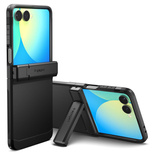 Spigen Tough Armor Pro Mag MagSafe Case für Samsung Galaxy Z Flip 7 - Schwarz
