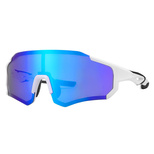 Rockbros 10183 polarizing cycling glasses - blue