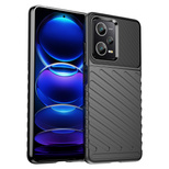 Thunder Case für Xiaomi Poco X5 Pro 5G / Redmi Note 12 Pro Silikonschutzhülle schwarz