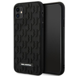 Etui Karl Lagerfeld 3D Monogram na iPhone 11 / Xr - czarne