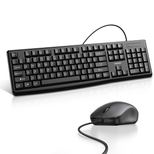 Ugreen MK003 wired keyboard and mouse set - black