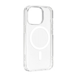 Puro Cover in PC+TPU+TPE with integrated magnets &quot;LITE MAG PRO&quot; for iPhone 15 Pro, white color