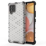 Honeycomb etui pancerny pokrowiec z żelową ramką Samsung Galaxy A42 5G przezroczysty