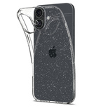 Spigen Liquid Crystal iPhone 16 Plus Case - Clear Glitter