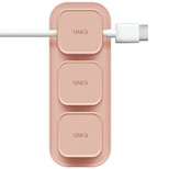 Uniq Pod Mag Magnetic Cable Organizer + Base Pink/Blush Pink