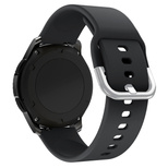 Silikonarmband TYS Band für Samsung Galaxy Watch 45 / 46 / 47 mm - Schwarz