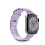 Puro Icon Silikonarmband für Apple Watch 42 / 44 / 45 / 49 mm - Lavendel (2 Stk.)