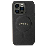 Guess GUHMN61PSAHMCK case for iPhone 11 / Xr - black Saffiano MagSafe